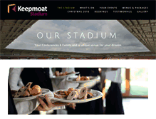 Tablet Screenshot of keepmoatstadium.com